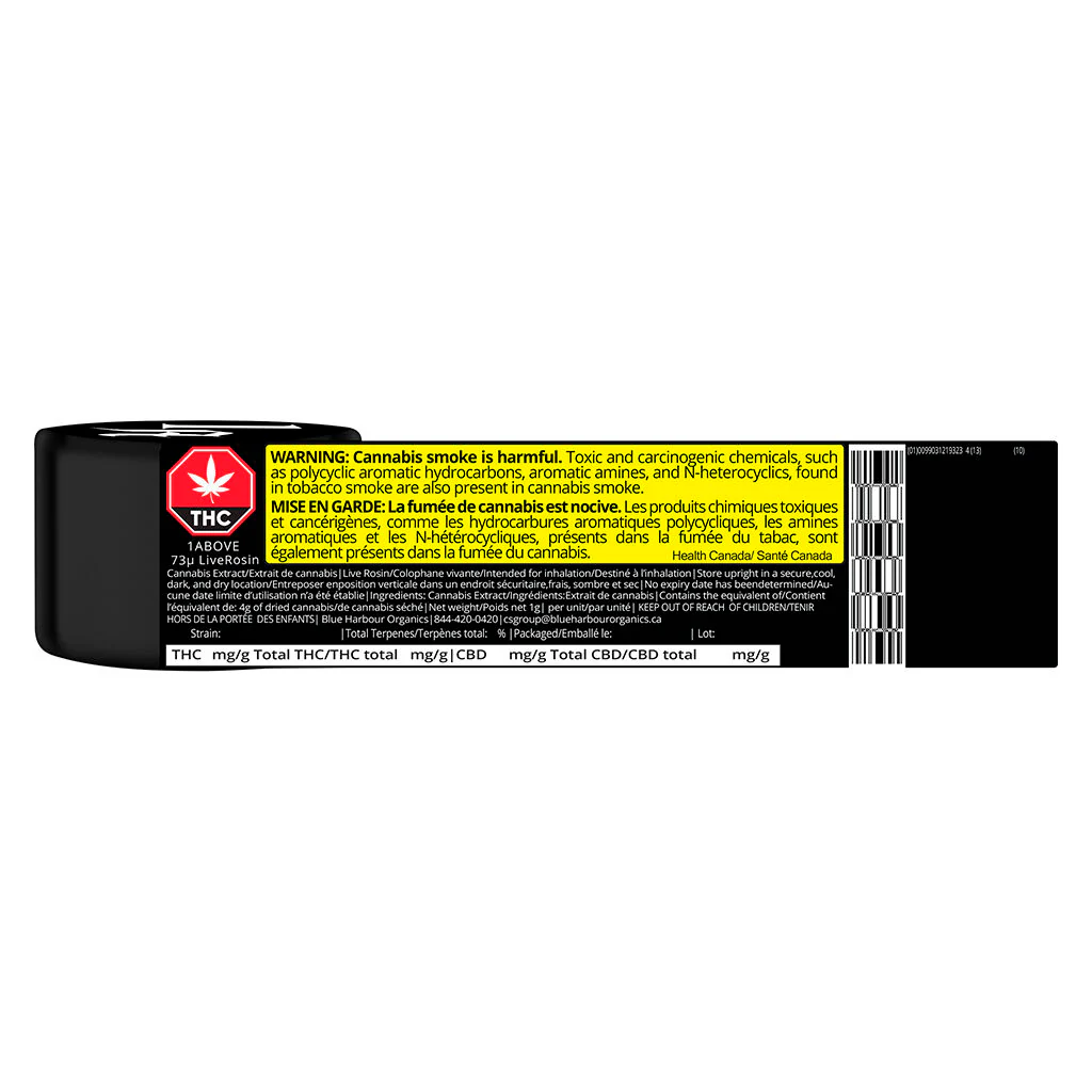 Live Rosin Label